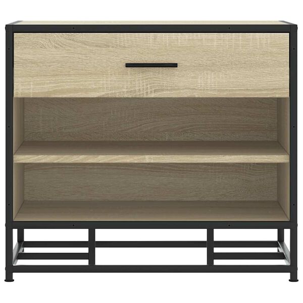 vidaXL Πάγκος παπουτσιών Δρυς sonoma 60x40x53,5 cm Επεξεργασμένο ξύλο