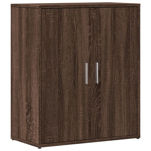 vidaXL Βοηθητικό Ντουλάπι Καφέ Δρυς 60x31x70εκ. από Επεξεργασμένο Ξύλο