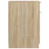vidaXL Ντουλάπι Γραφείου Sonoma Δρυς 33,5x50x75 εκ. Επεξεργ. Ξύλο
