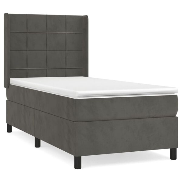 vidaXL &Kappa;&rho;&epsilon;&beta;ά&tau;&iota; Boxspring &mu;&epsilon; &Sigma;&tau;&rho;ώ&mu;&alpha; &Sigma;&kappa;&omicron;ύ&rho;&omicron; &Gamma;&kappa;&rho;&iota; 80x200 &epsilon;&kappa;. &Beta;&epsilon;&lambda;&omicron;ύ&delta;&iota;&nu;&omicron;