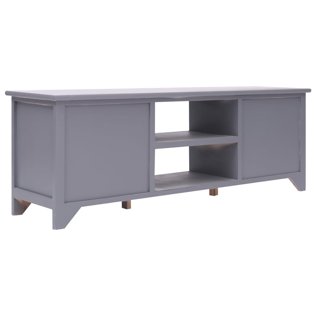 vidaXL Έπιπλο Τηλεόρασης Γκρι 115x30x40 εκ. από Ξύλο Παυλώνιας