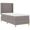 vidaXL &Kappa;&rho;&epsilon;&beta;ά&tau;&iota; &mu;&epsilon; &epsilon;&lambda;&alpha;&tau;ή&rho;&iota;&alpha; &mu;&epsilon; &sigma;&tau;&rho;ώ&mu;&alpha; Taupe 90 x 190 cm ύ&phi;&alpha;&sigma;&mu;&alpha;