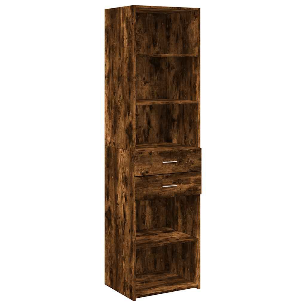 vidaXL Ντουλάπι Αποθήκευσης Στενό Δρυς 50x42,5x225 εκ. Επεξεργ. Ξύλο