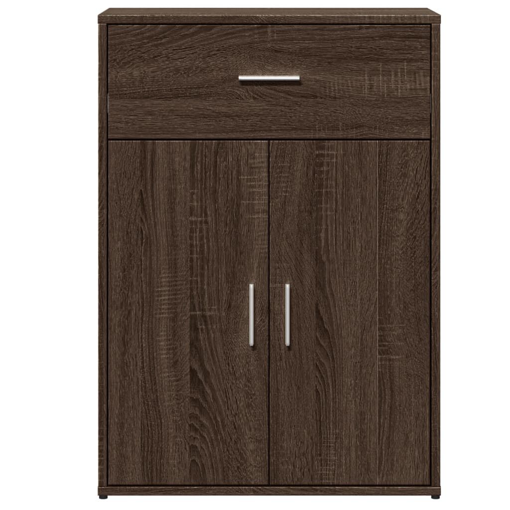 vidaXL Βοηθητικό Ντουλάπι Καφέ Δρυς 60x30x84εκ. από Επεξεργασμένο Ξύλο