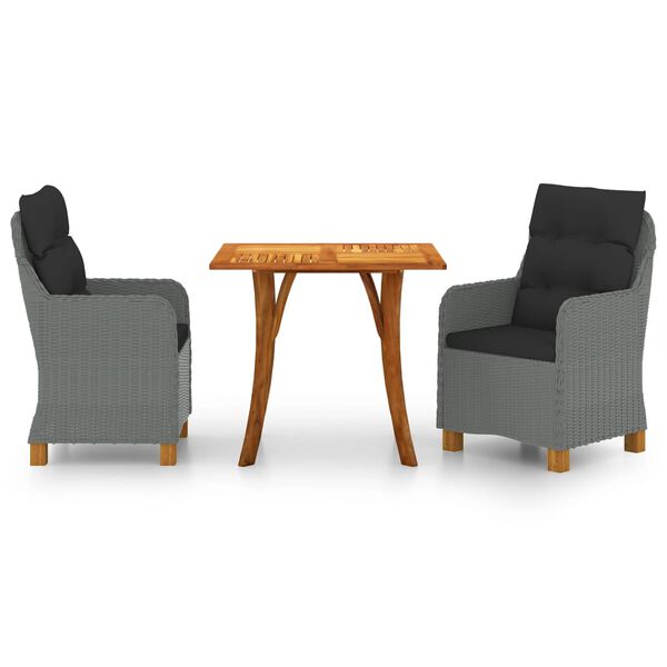 vidaXL &Sigma;&epsilon;&tau; &Tau;&rho;&alpha;&pi;&epsilon;&zeta;&alpha;&rho;ί&alpha;&sigmaf; &Kappa;ή&pi;&omicron;&upsilon; 3 &Tau;&epsilon;&mu;&alpha;&chi;ί&omega;&nu; &Alpha;&nu;&omicron;&iota;&chi;&tau;ό &Gamma;&kappa;&rho;&iota;