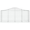 vidaXL Συρματοκιβώτια Τοξωτά 11 τεμ. 200x50x80/100 εκ. Γαλβαν. Ατσάλι