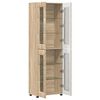 vidaXL Highboard &mu;&epsilon; &rho;ά&phi;&iota; &mu;&epsilon; &pi;ό&rho;&tau;&alpha; FLORIN &Delta;&rho;ύ&sigmaf; Sonoma 60 x 35 x 182 &epsilon;&kappa;.