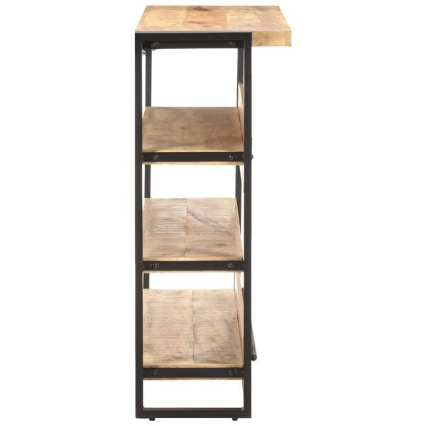 vidaXL Τραπέζι Μπαρ 120 x 40 x 101 εκ. από Ακατέργαστο Ξύλο Μάνγκο