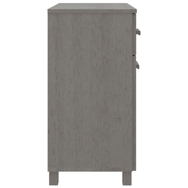vidaXL Ντουλάπι Αποθήκευσης Ανοιχτό Γκρι 79x40x80 εκ Μασίφ Ξύλο Πεύκου