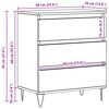 vidaXL Πλαϊνό γραφείο Παλαιό ξύλο 60 x 35 x 70 cm Επεξεργασμένο ξύλο