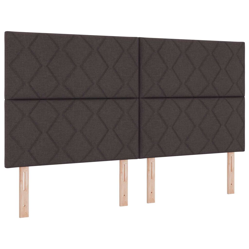 vidaXL Κρεβάτι με ελατήρια και στρώμα Καφέ 180 x 200 εκ.