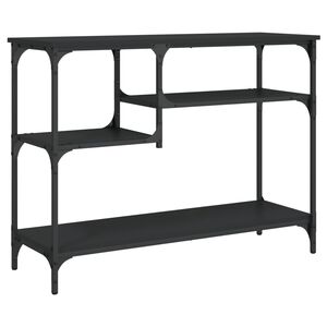 vidaXL &Tau;&rho;&alpha;&pi;έ&zeta;&iota; &Kappa;&omicron;&nu;&sigma;ό&lambda;&alpha; &mu;&epsilon; &Rho;ά&phi;&iota;&alpha; &Mu;&alpha;ύ&rho;&omicron; 100 x 35 x 75 &epsilon;&kappa;.