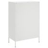 vidaXL Ντουλάπι Λευκό 68x39x101,5 εκ. από Χάλυβα