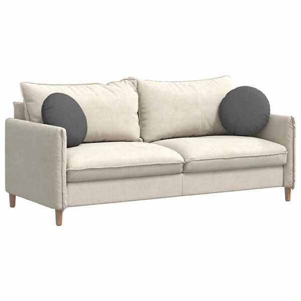 vidaXL Μαξιλάρια καθισμάτων 2 pcs Σκούρο Γκρι Ø40 x 13 εκ ύφασμα