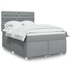 vidaXL &Kappa;&rho;&epsilon;&beta;ά&tau;&iota; Boxspring &mu;&epsilon; &Sigma;&tau;&rho;ώ&mu;&alpha; &Alpha;&nu;&omicron;&iota;&chi;&tau;ό &Gamma;&kappa;&rho;&iota; 140x190 &epsilon;&kappa;. &Upsilon;&phi;&alpha;&sigma;&mu;ά&tau;&iota;&nu;&omicron;