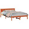 vidaXL Σκελετός Κρεβατιού Καφέ 140 x 200 cm Μασίφ ξύλο πεύκου