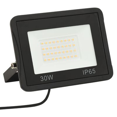 vidaXL Προβολέας LED Θερμό Λευκό 30 W