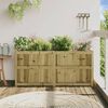 vidaXL Ζαρντινιέρα 150 x 50 x 70 εκ. από Εμποτισμένο Ξύλο Πεύκου