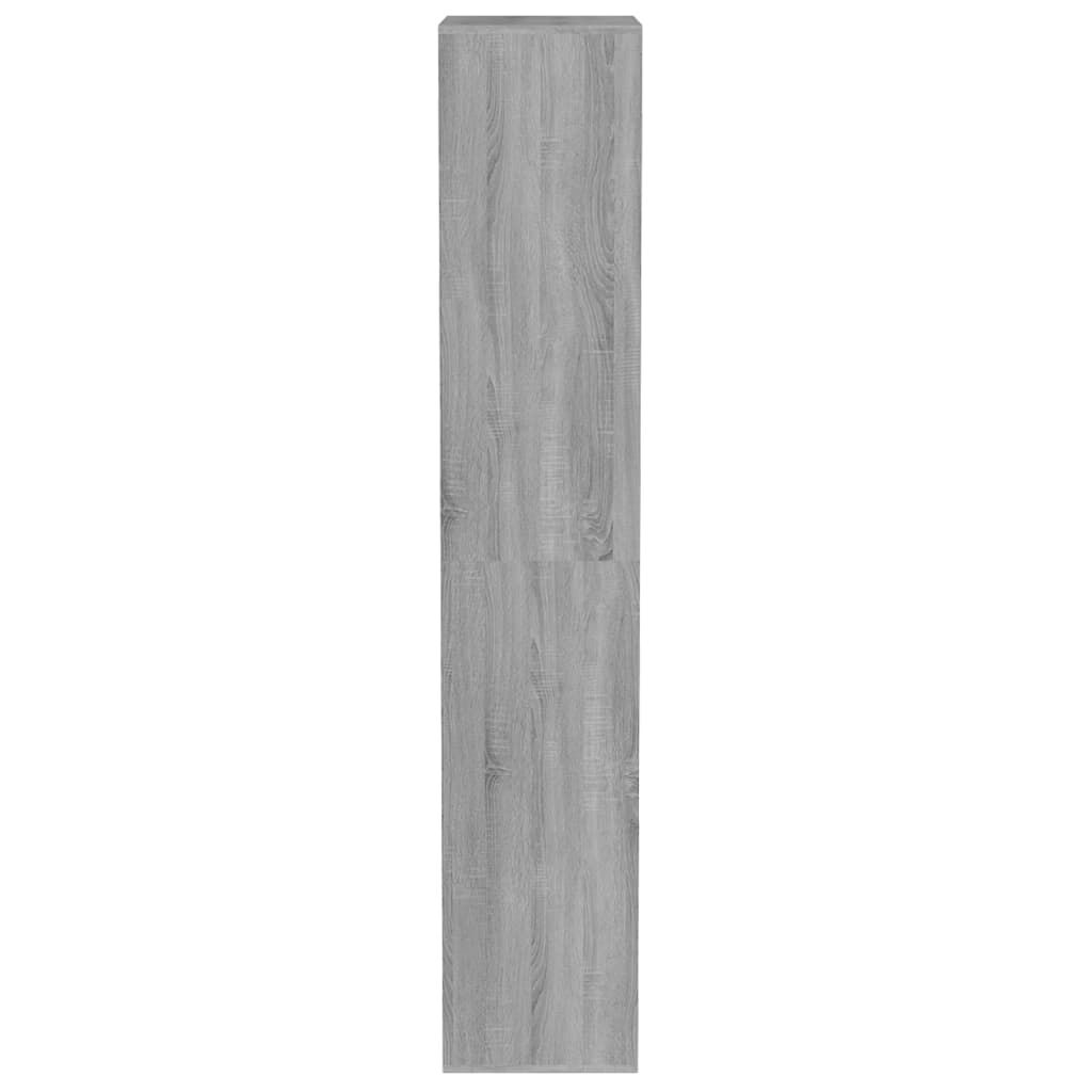 vidaXL Παπουτσοθήκη Γκρι Sonoma 54 x 34 x 183 εκ. Επεξεργασμένο Ξύλο