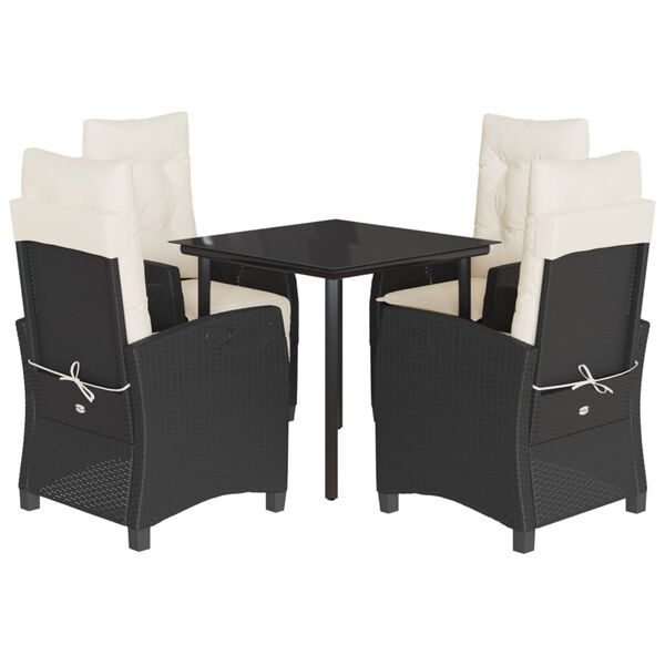 vidaXL &Sigma;&epsilon;&tau; &Tau;&rho;&alpha;&pi;&epsilon;&zeta;&alpha;&rho;ί&alpha;&sigmaf; &Kappa;ή&pi;&omicron;&upsilon; 5 &Tau;&epsilon;&mu;&alpha;&chi;ί&omega;&nu; &Mu;&alpha;ύ&rho;&omicron; &Sigma;&upsilon;&nu;&theta;. &Rho;&alpha;&tau;ά&nu; &mu;&epsilon; &Mu;&alpha;&xi;&iota;&lambda;ά&rho;&iota;&alpha;