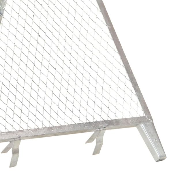 vidaXL &Kappa;ό&sigma;&kappa;&iota;&nu;&omicron; &Kappa;ή&pi;&omicron;&upsilon; &alpha;&pi;ό &Gamma;&alpha;&lambda;&beta;&alpha;&nu;&iota;&sigma;&mu;έ&nu;&omicron; &Chi;ά&lambda;&upsilon;&beta;&alpha;