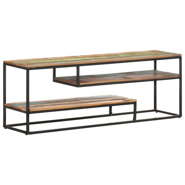 vidaXL Έπιπλο Τηλεόρασης 130 x 30 x 45 εκ. από Μασίφ Ανακυκλωμένο Ξύλο
