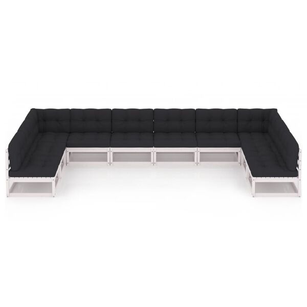 vidaXL &Sigma;&alpha;&lambda;ό&nu;&iota; &Kappa;ή&pi;&omicron;&upsilon; 10 &tau;&epsilon;&mu;. &Lambda;&epsilon;&upsilon;&kappa;ό &alpha;&pi;ό &Mu;&alpha;&sigma;ί&phi; &Xi;ύ&lambda;&omicron; &Pi;&epsilon;ύ&kappa;&omicron;&upsilon; &mu;&epsilon; &Mu;&alpha;&xi;&iota;&lambda;ά&rho;&iota;&alpha;