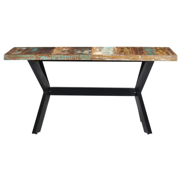 vidaXL Τραπεζαρία 160 x 80 x 75 εκ. από Μασίφ Ανακυκλωμένο Ξύλο