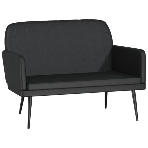 vidaXL Πάγκος Μαύρος 107 x 80 x 81 εκ. από Συνθετικό Δέρμα