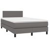 vidaXL &Kappa;&rho;&epsilon;&beta;ά&tau;&iota; Boxspring &mu;&epsilon; &Sigma;&tau;&rho;ώ&mu;&alpha; &Gamma;&kappa;&rho;&iota; 120x190&epsilon;&kappa;. &alpha;&pi;ό &Sigma;&upsilon;&nu;&theta;&epsilon;&tau;&iota;&kappa;ό &Delta;έ&rho;&mu;&alpha;