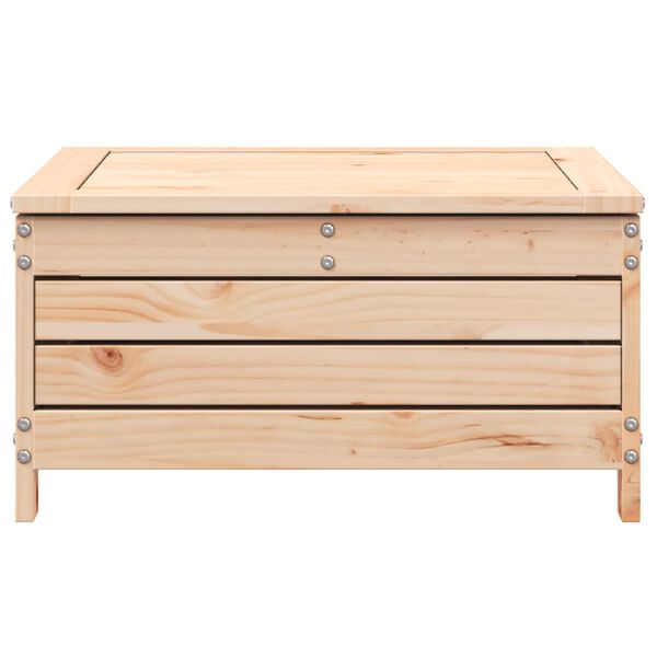 vidaXL Υποπόδιο Κήπου 62 x 63,5 x 32 εκ. από Μασίφ Ξύλο Πεύκου