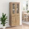 vidaXL Highboard &mu;&epsilon; &sigma;&upsilon;&rho;&tau;ά&rho;&iota; 2 pcs Artisan Oak &Epsilon;&pi;&epsilon;&xi;&epsilon;&rho;&gamma;&alpha;&sigma;&mu;έ&nu;&omicron; &xi;ύ&lambda;&omicron;