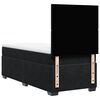 vidaXL Κρεβάτι Boxspring με Στρώμα Μαύρο 100x200 εκ. Βελούδινο
