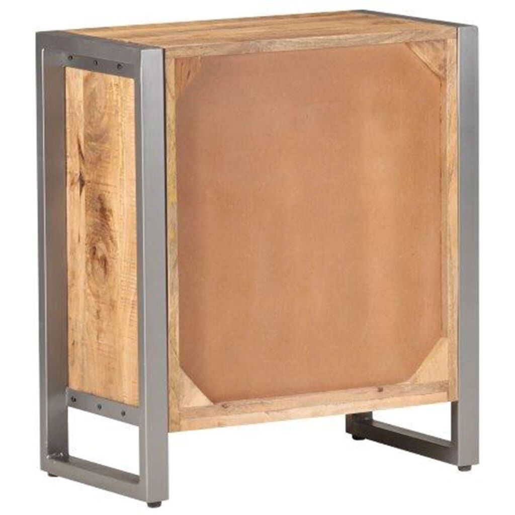 vidaXL Ντουλάπι 60 x 35 x 72 εκ. από Ακατέργαστο Ξύλο Μάνγκο