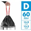 Hailo Κάδος Απορριμ. Big-Box Swing L / 35 Λίτρα Αν. Ατσάλι 0840-111
