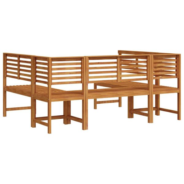 vidaXL Σετ Παγκάκι Κήπου 5 pcs Καφέ Μασίφ ξύλο ακακίας
