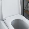 vidaXL Κάθισμα τουαλέτας γρήγορης απελευθέρωσης Λευκό