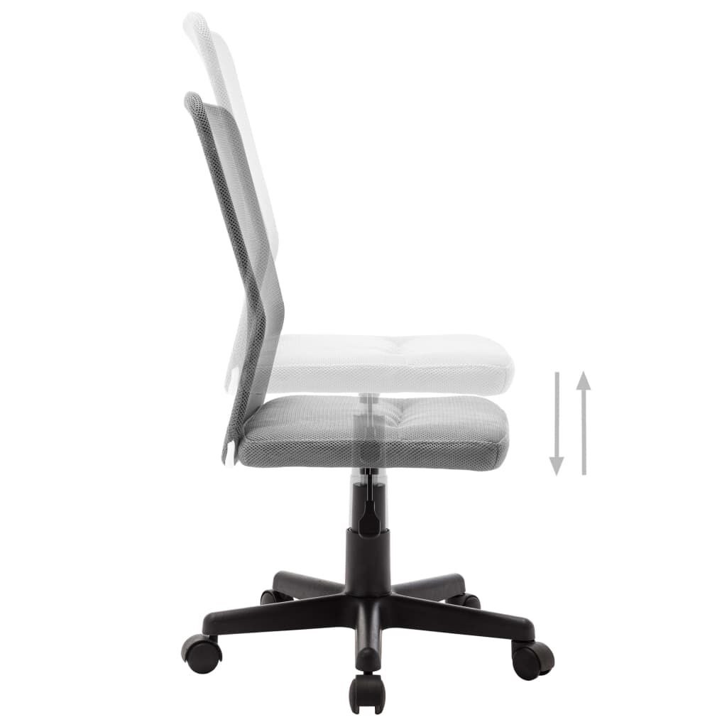 vidaXL Καρέκλα Γραφείου Γκρι 44 x 52 x 100 εκ. Διχτυωτό Ύφασμα
