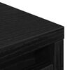 vidaXL Παπουτσοθήκη Μαύρη 57x34x76 εκ. από Επεξεργασμένο Ξύλο