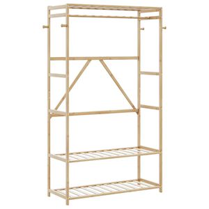 vidaXL &Kappa;&rho;&epsilon;&mu;ά&sigma;&tau;&rho;&alpha; &Rho;&omicron;ύ&chi;&omega;&nu; &mu;&epsilon; &Rho;ά&phi;&iota;&alpha; 110x40x175 &epsilon;&kappa;. &Mu;&pi;&alpha;&mu;&pi;&omicron;ύ