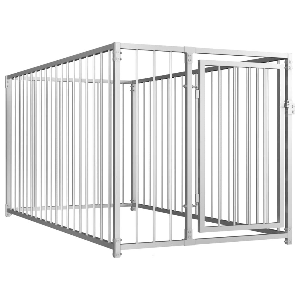 vidaXL Κλουβί Σκύλου Εξωτερικού Χώρου 100 x 200 x 100 εκ.