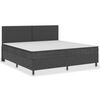 vidaXL Πλαίσιο Κρεβατιού Boxspring Γκρι 200 x 200 εκ. Υφασμάτινο