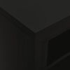 vidaXL Ντουλάπι με Συρόμενη Πόρτα Μαύρο 90 x 40 x 90 εκ. Ατσάλινο