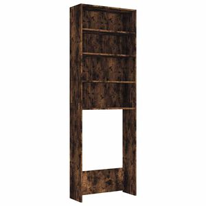 vidaXL Ντουλάπι Πλυντηρίου Καπνιστή Δρυς 64 x 24 x 190 εκ.