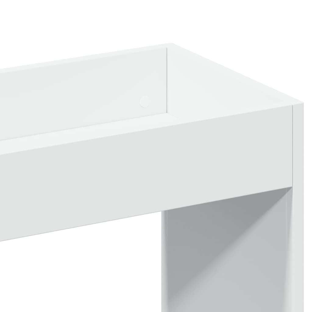 vidaXL Ντουλάπι Λευκό 92x33x140 εκ. από Επεξεργασμένο Ξύλο