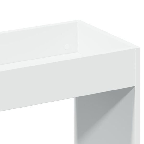 vidaXL Ντουλάπι Λευκό 92x33x140 εκ. από Επεξεργασμένο Ξύλο