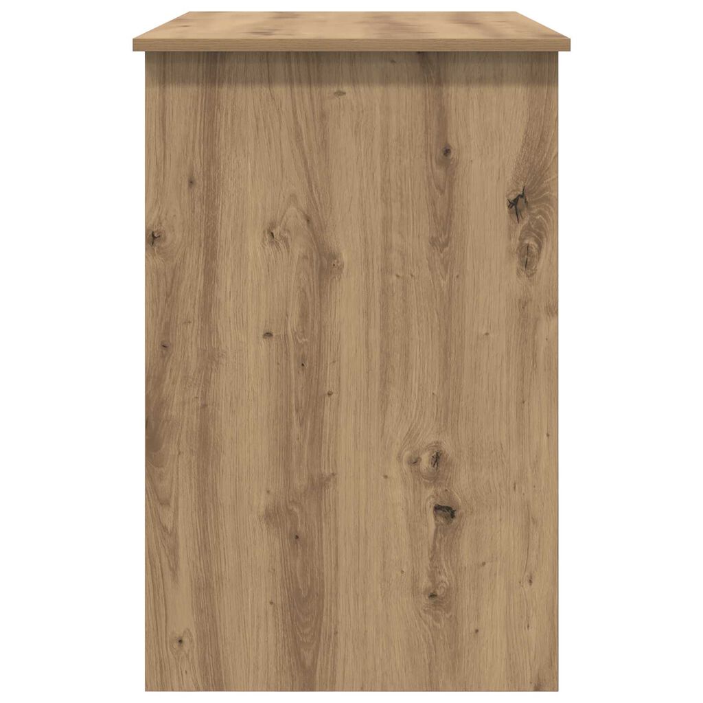 vidaXL Γραφείο artisan δρυς 100 x 50 x 76 εκ. Επεξεργασμένο ξύλο