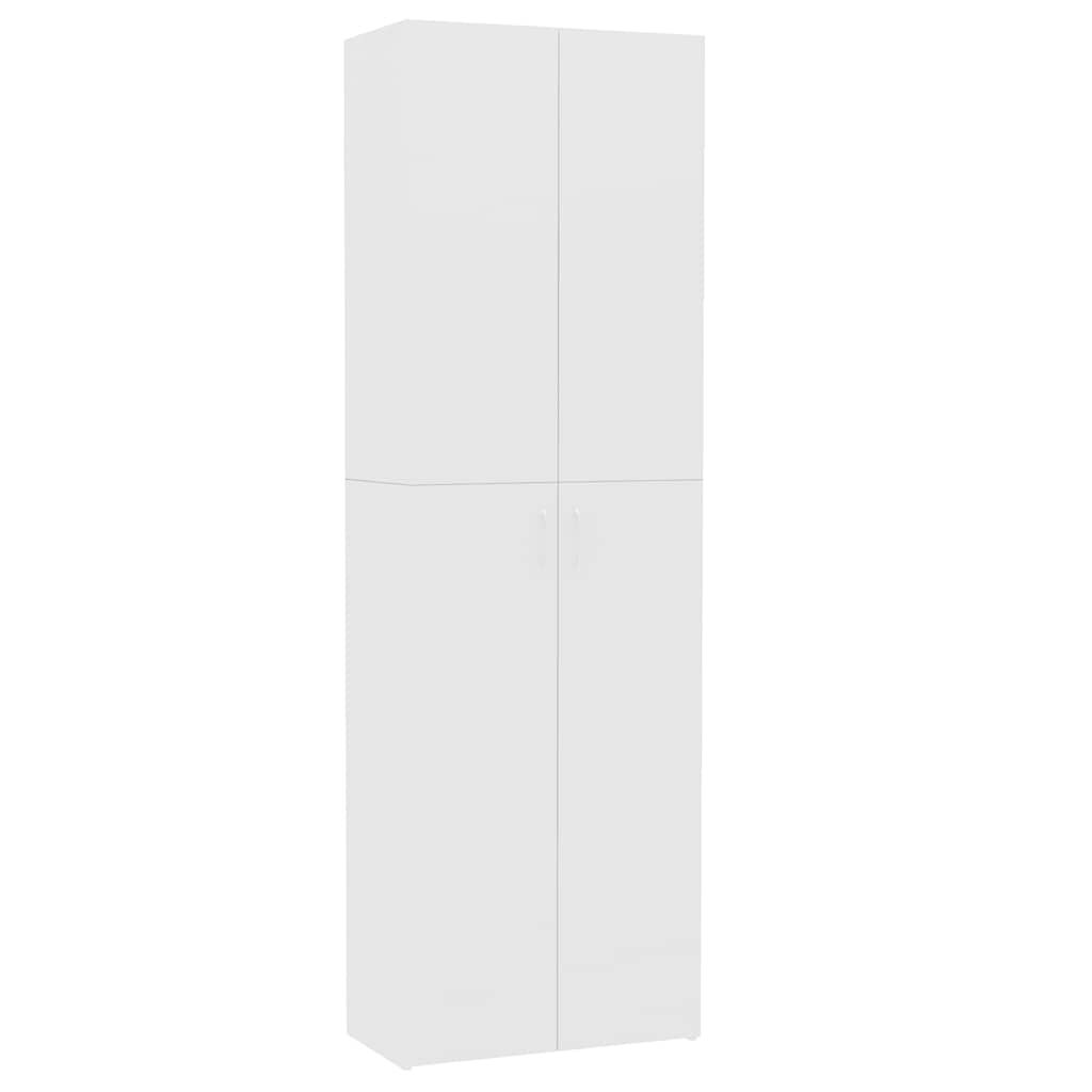 vidaXL Ντουλάπα Γραφείου Λευκή 60 x 32 x 190 εκ. από Επεξ. Ξύλο
