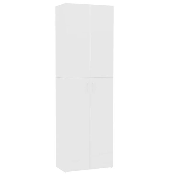 vidaXL Ντουλάπα Γραφείου Λευκή 60 x 32 x 190 εκ. από Επεξ. Ξύλο