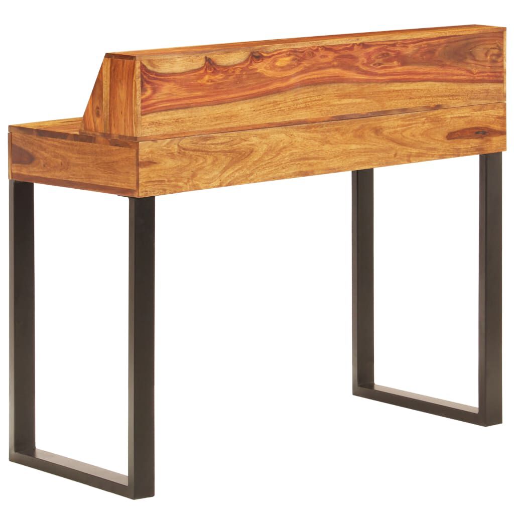 vidaXL Γραφείο 110 x 50 x 94 εκ. από Μασίφ Ξύλο Ακακίας και Ατσάλι